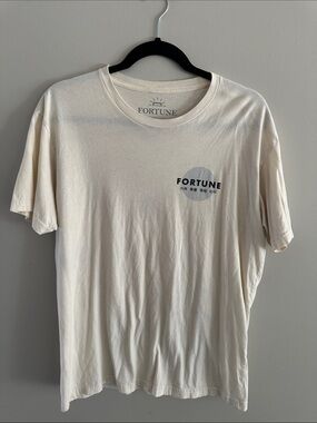 Cream Fortune graphic shirt